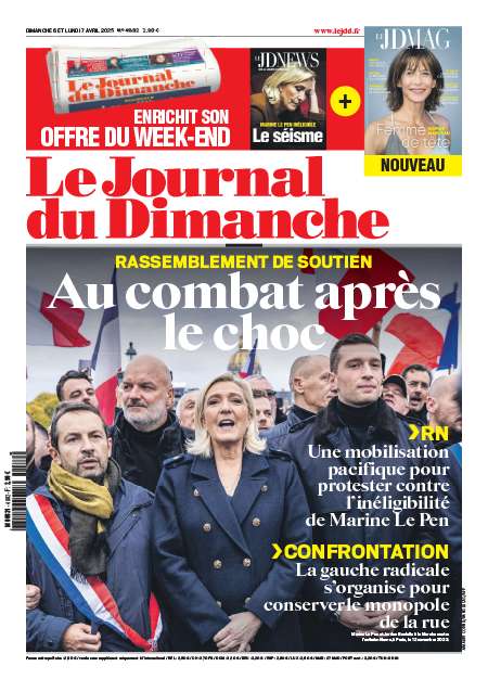 Abonement LE JOURNAL DU DIMANCHE - Le Journal du Dimanche decrypte toute l'info de la semaine passee. LE JOURNAL DU DIMANCHE -50% pendant 6 mois sans engagement